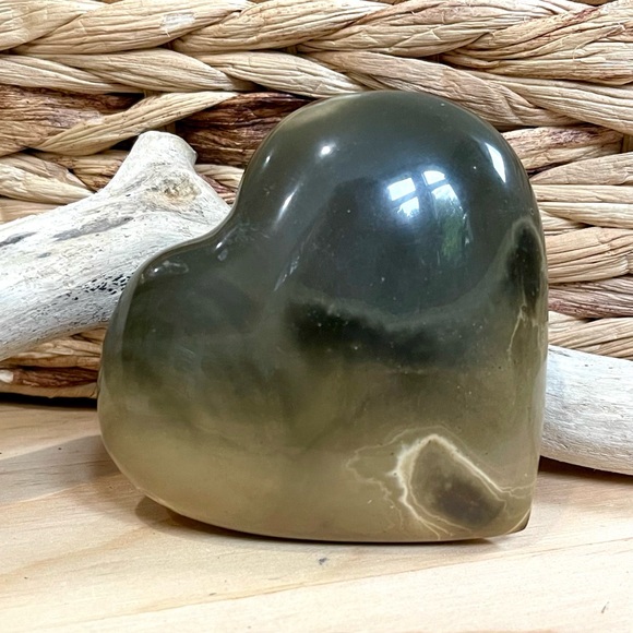 Polychrome Jasper heart - Picture 4 of 9